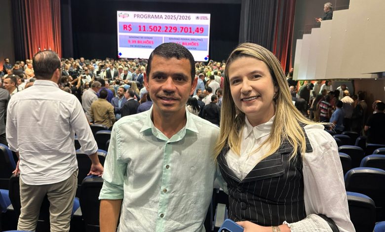 Prefeito Alberto de Braz comemora investimentos históricos para Santa Cruz em lançamento do programa “Paraíba 2025-2026”